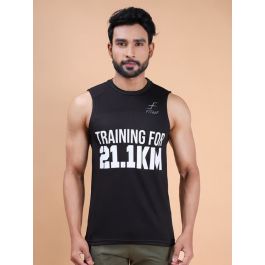  FITasF Training for 21K Running T Shirt for Men