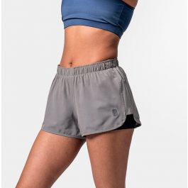 Baller Athletik Speed Racer Shorts - Foggy Grey for Women