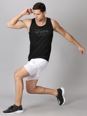 Dares Only Hybrid Run shorts with compression tights - White Color