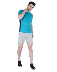 NAVYFIT Men's Running, Gym, Yoga, Sport Shorts (MRS01) (Pack of 4) Grey