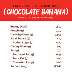 Foodstrong Oats and Millets Vanilla Banana and Chocolate Banana Pancake Mix | 250g | Pack of 2