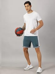 Defy Gravity Basketball Shorts for Men - Arctic Blue