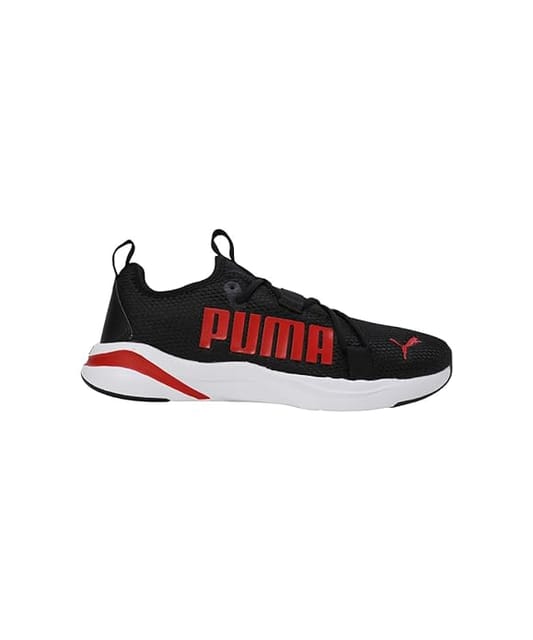 PUMA Men's Softride Rift Runlyn Slipon - PUMA Black-For All Time Red