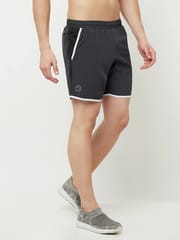 TRUEREVO 7" Shorts with Zipper Pocket Shorts for Men - Dark Grey