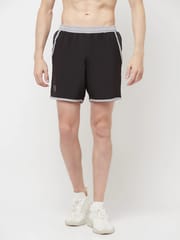 TRUEREVO 7" Shorts with Zipper Pocket Shorts for Men - Black