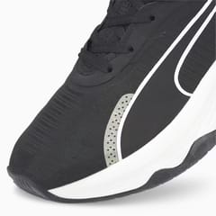 PUMA Women's PWR XX NITRO - Puma Black-Puma White-Metallic Silver