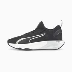 PUMA Women's PWR XX NITRO - Puma Black-Puma White-Metallic Silver