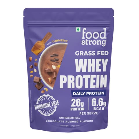 Foodstrong Daily Whey Protein | Chocolate Almond 1 Kg