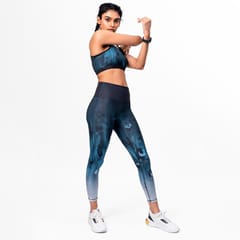 Baller Athletik Magnum Opus High Waist Leggings - Sea Port for Women