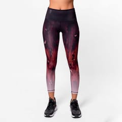 Baller Athletik Magnum Opus High Waist Leggings - Garnet for Women