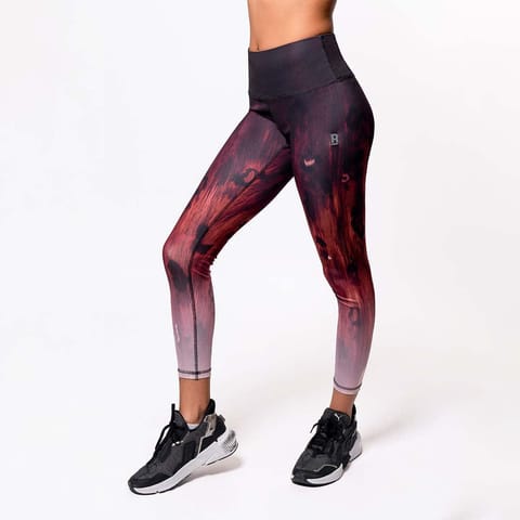 Baller Athletik Magnum Opus High Waist Leggings - Garnet for Women