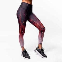 Baller Athletik Magnum Opus High Waist Leggings - Garnet for Women