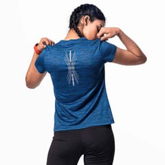 Baller Athletik Boost Tee Women - Navy Blue for Women