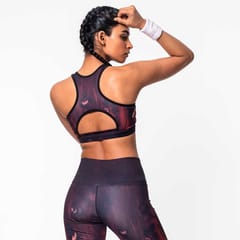 Baller Athletik Magnum Opus Sports Bra - Garnet for Women