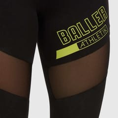 Baller Athletik Mesh Tights - Black for Women