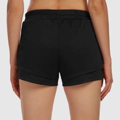 Baller Athletik V Waist Shorts - Black for Women