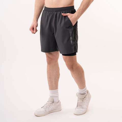 Baller Athletik DuoFlyte Shorts - Coal for Men