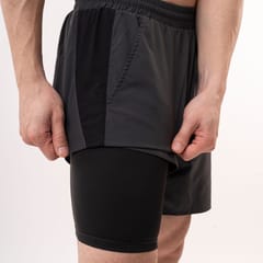 Baller Athletik DuoFlyte Shorts - Coal for Men