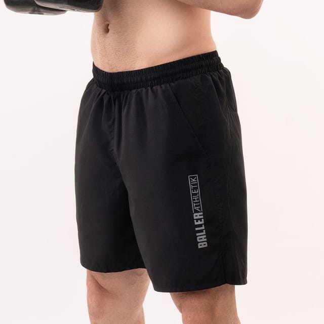 Baller Athletik DuoFlyte Shorts - Black for Men