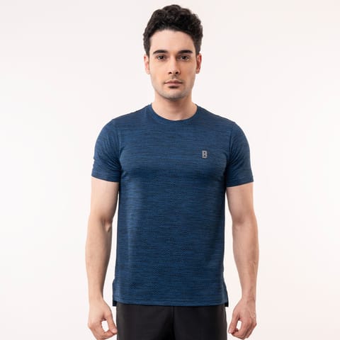 Baller Athletik Boost Tee Men - Navy Blue for Men