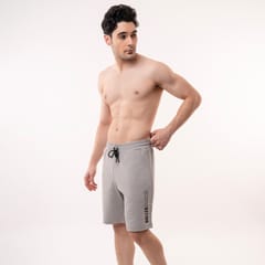 Baller Athletik Workout Shorts - Grey Melange for Men