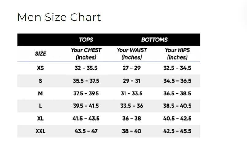 SIZE GUIDE